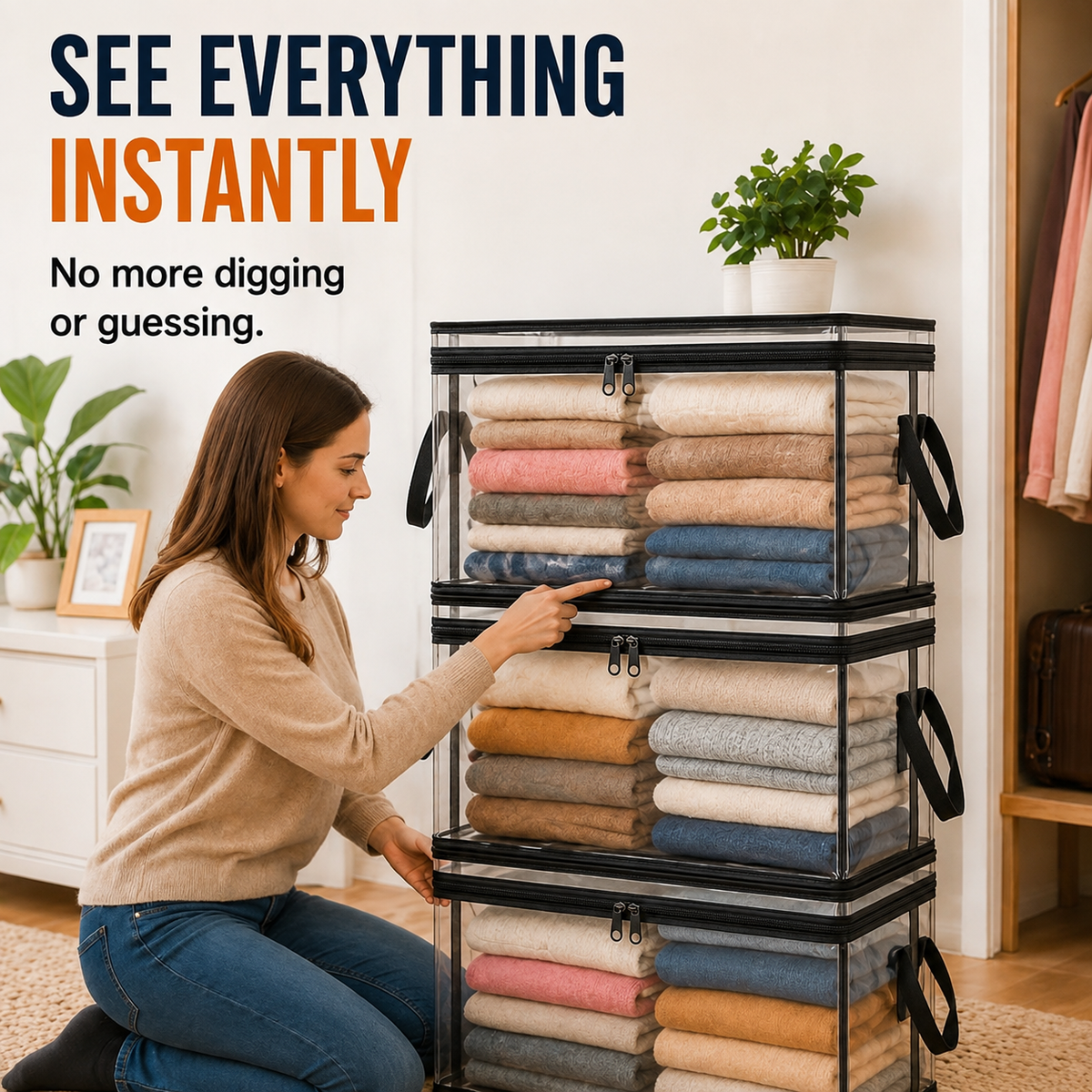 Clear Household Storage Bags — image 5