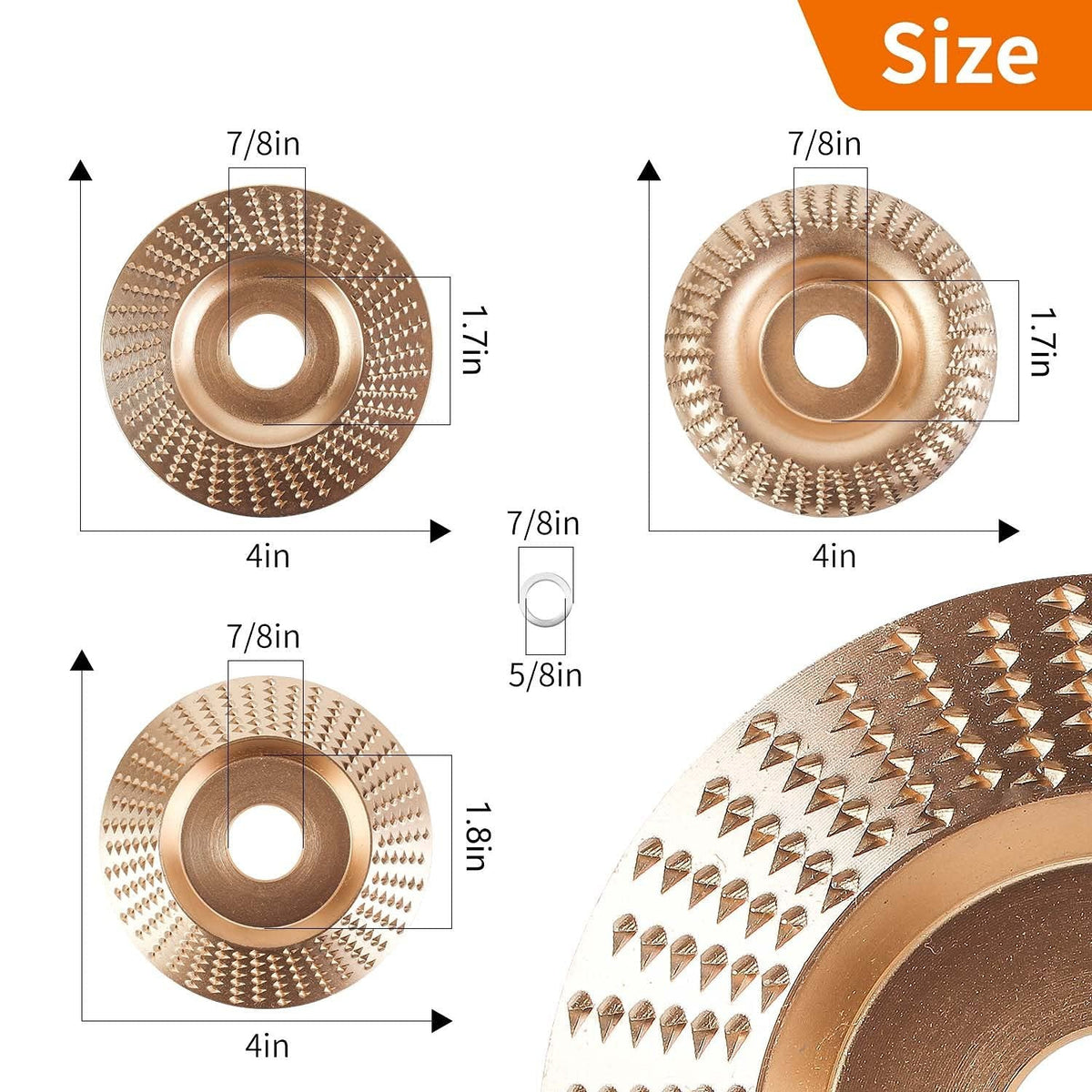 Wood Shaping Disc Trio — image 5