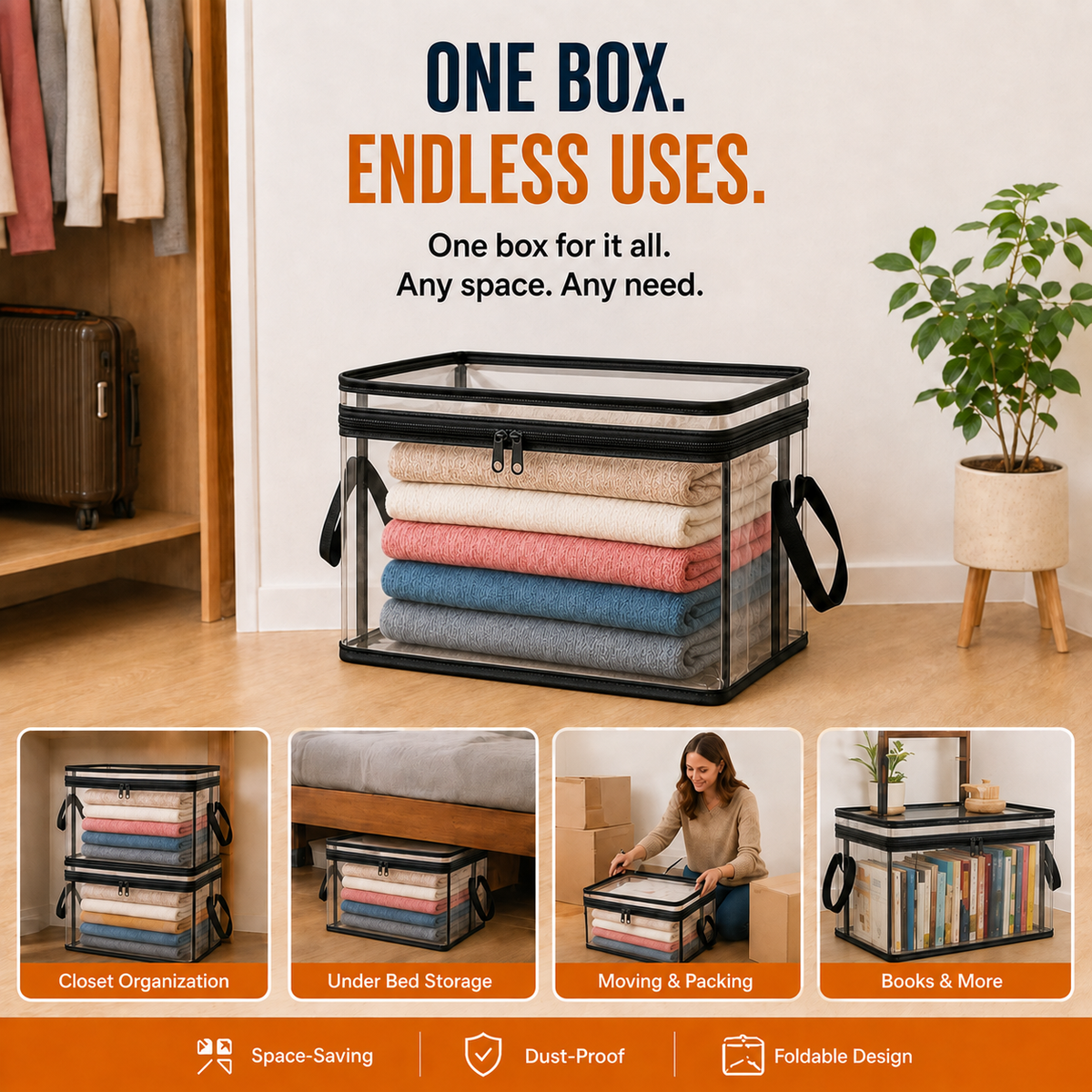 Clear Household Storage Bags — image 7