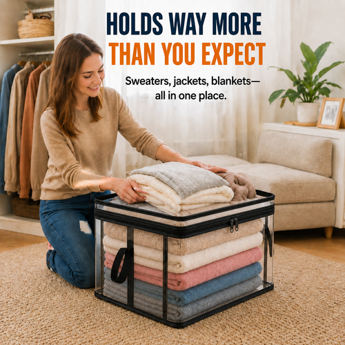 Clear Household Storage Bags — image 1