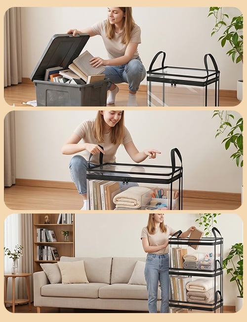 storage bag steps demo